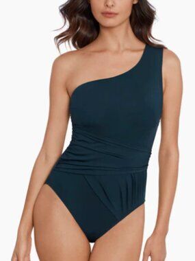 NWT Miraclesuit Nessa swimsuit Verdigris